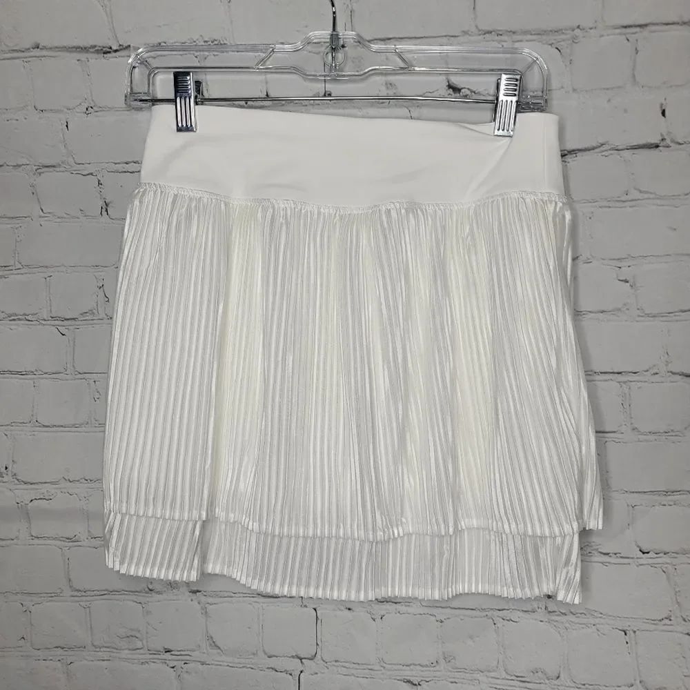 Women's Pleated High Waist Skort Small‎